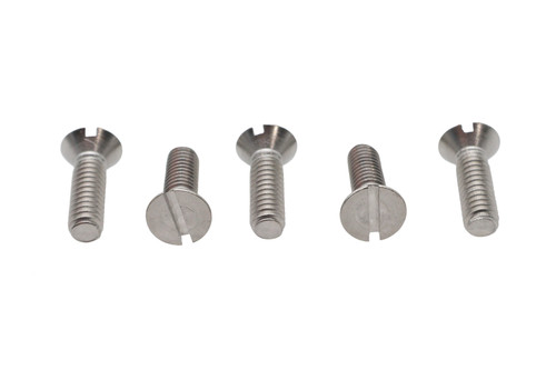 V-Twin #91781A294 - Slotted Round Head Screw 12-24 x 3/4 inch Stainless Steel