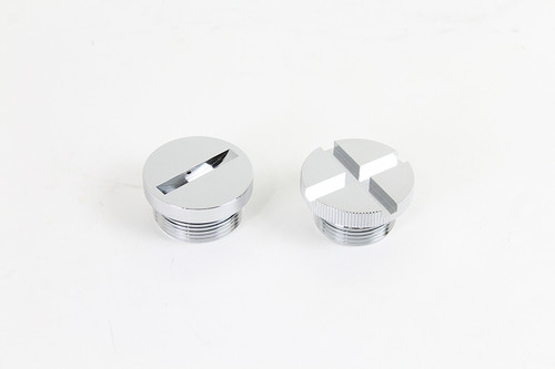V-Twin - Chrome Primary Cover Cap Set