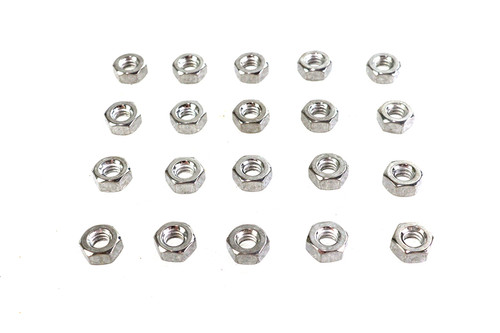 Colony #1/4-20H - Hex Nuts 1/4 inch-20 Chrome