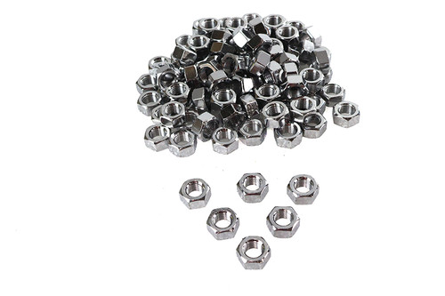V-Twin - Chrome Hex Nuts 7/16 inch-20