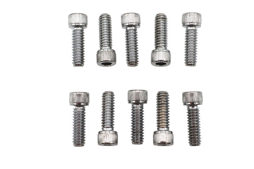 Colony #SHC-953 - Allen Socket Cap Bolt Knurled Chrome 1/4 inch X 3/4 inch