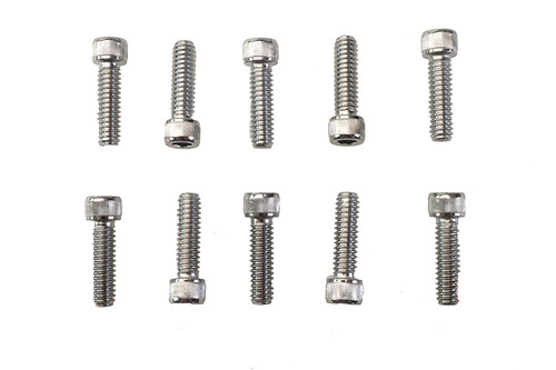 Colony #SHC-954 - Allen Socket Cap Bolt Knurled Chrome 1/4 inch X 7/8 inch