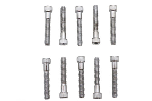 Colony #SHC-958 - Allen Socket Cap Bolt Knurled Chrome 1/4 inch X 1-1/2 inch