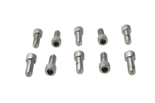 Colony #SHC-917 - Allen Socket Cap Bolt Knurled Chrome 5/16 inch X 3/4 inch