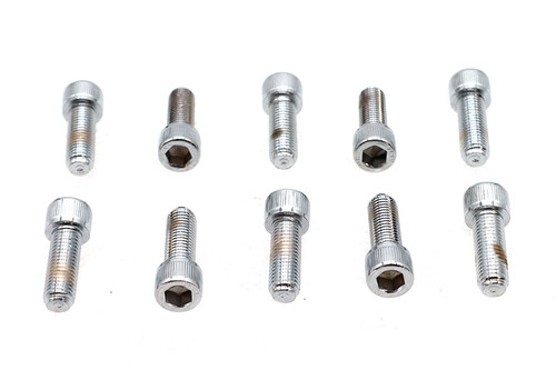 Colony #SHC-918 - Allen Socket Cap Bolt Knurled Chrome 5/16 inch X 7/8 inch