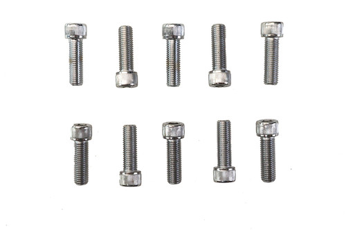 Colony #SHC-919 - Allen Socket Cap Bolt Knurled Chrome 5/16 inch X 1 inch