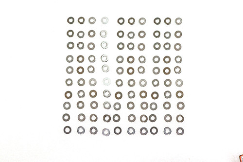 Gardner-Westcott #23569 - Chrome Flat Washers 1/4 inch Inner Diameter