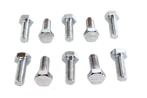 Colony #HHC-661 - Hex Cap Bolts Chrome 5/16 inch x 7/8 inch