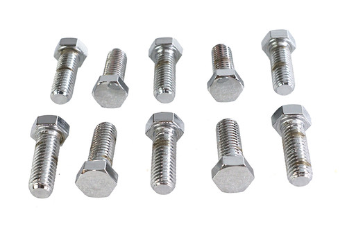 Colony #HHC-625 - Hex Cap Bolts Chrome 7/16-14 X 1-1/4 inch