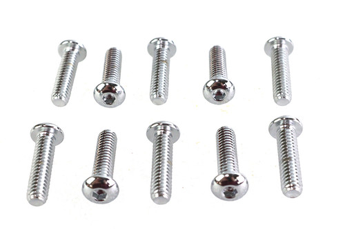 Gardner-Westcott #13214 - Allen Button Head Screws Chrome 1/4 inch X 1 inch