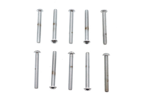 Colony #BHC-837 - Allen Button Head Screws Chrome 1/4 inch X 2 inch