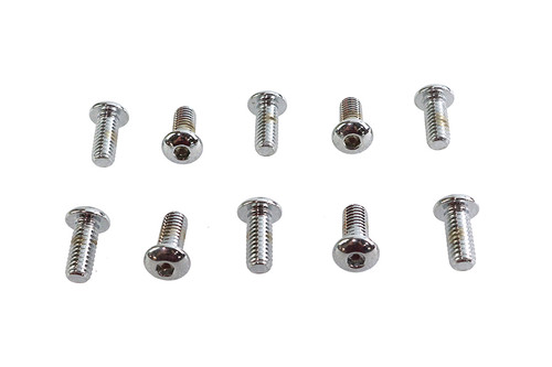 Colony #BHC-841 - Allen Button Head Screws Chrome 5/16 inch X 3/4 inch