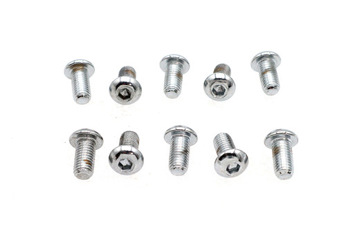 Colony #BHC-808 - Allen Button Head Screws Chrome 1/4 inch X 1/2 inch