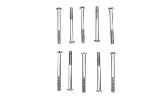 V-Twin - Allen Button Head Screws Chrome 1/4 inch X 2-5/8 inch