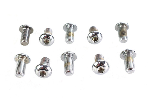 Colony #BHC-819 - Allen Button Head Screws Chrome 3/8 inch X 3/4 inch