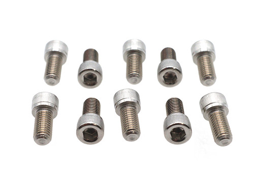 V-Twin #05690052 - 1/4 inch-28 x 1/2 inch Socket Cap Screw Stainless Steel