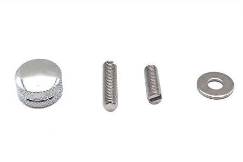 V-Twin #74547 - Seat Mount Knob Knurled Chrome
