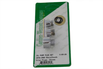 Gardner-Westcott #C-80-28 - Oil Pump Plug Set Allen Type