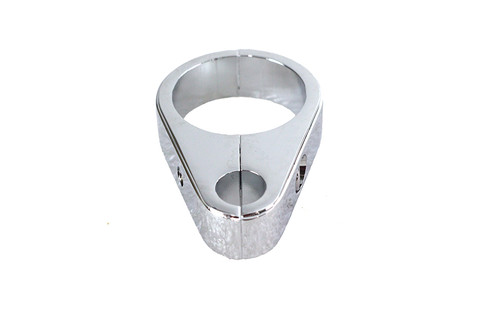 V-Twin #11-0055 - Chrome Clutch Cable Clamp 1-1/4 inch