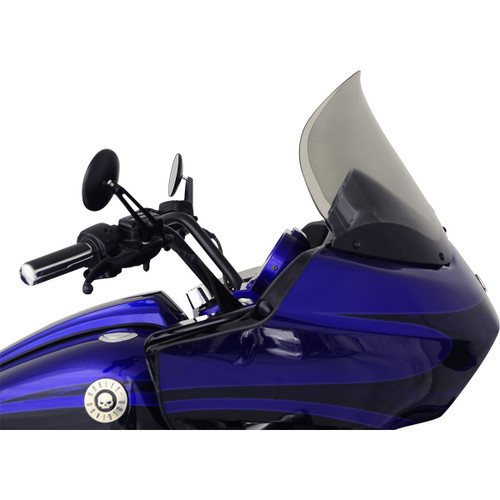 Klock Werks #KWW-01-0256 - Pro-Touring Flare® Windshield - 14" - Tinted - '98-'13 FLTR