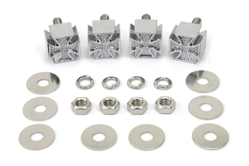 V-Twin #O91-6817C(4) - Krommet Maltese Type Chrome