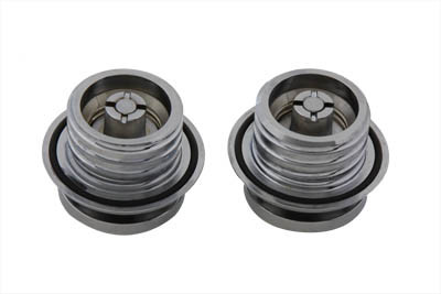 Wyatt Gatling - Pop-Up Gas Cap Set Chrome