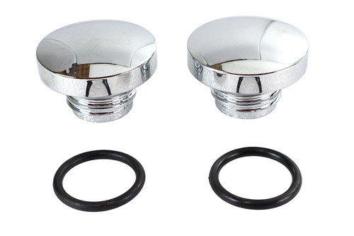 Wyatt Gatling - Tall Style Billet Vented and Non-Vented Gas Cap Set