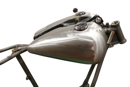 V-Twin - 3.5 Gallon Softail Gas Tank Set with Shift