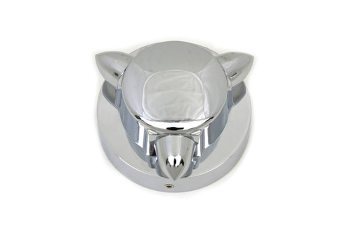 Wyatt Gatling #03-0102A - Krommet Style Gas Cap Cover Chrome