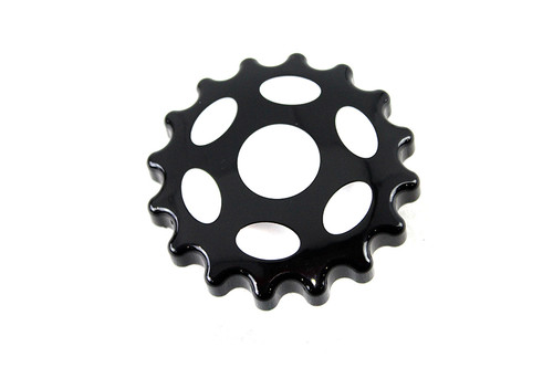 Wyatt Gatling #78086B - Sprocket Gas Cap Non-Vented Black