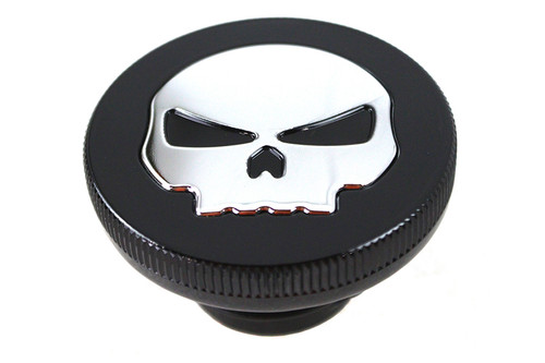 Wyatt Gatling #78575RB - Black Skull Style Vented Gas Cap
