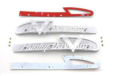 Wyatt Gatling - Gas Tank Emblems with Chrome Lettering