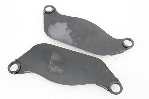 Wyatt Gatling - Gas Tank Front Bracket Set Raw Steel