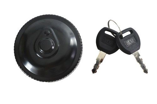 V-Twin #03-0318AB-A - Locking Bung Gas Cap Black