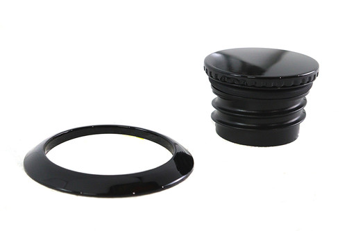 V-Twin #78705RB - Pop Up Style Vented Gas Cap Black