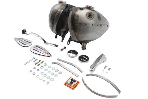 V-Twin - Fat Bob Gas Tank Kit 3.5 Gallon