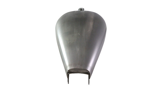 V-Twin - M8  inchSporty inch 3.6 Gallon Gas Tank Raw Steel High Mount