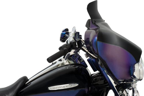 Memphis Shades #MEP84310  - Spoiler Windshield - 5" - Dark Black Smoke - '96-'13 FLH