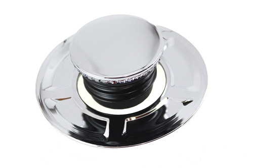 V-Twin #78709 - Flush Mount Gas Cap Chrome