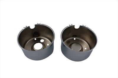 V-Twin #71365 - Chrome Gauge Cover Set