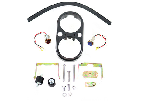 V-Twin - FXS Dash Housing Kit Black