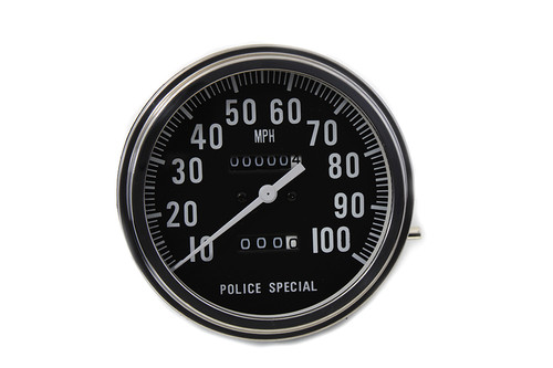 V-Twin #71473 - Speedometer 2:1 Police Special