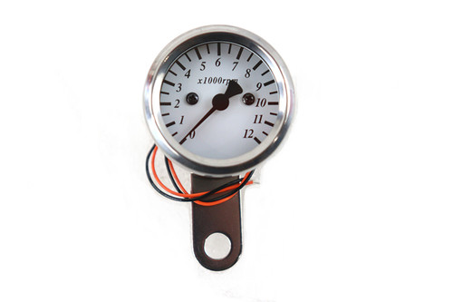 V-Twin - Deco 48mm Mechanical Tachometer Kit with 2:1 Ratio