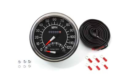 V-Twin #57-99 - Speedometer with 1:1 Ratio and Tachometer