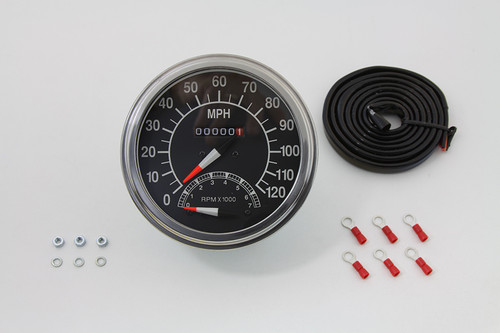 V-Twin #71479 - Speedometer with 2:1 Ratio and Tachometer