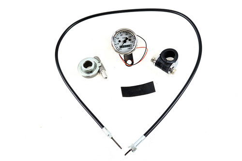 V-Twin - Mini 48mm Speedometer with 2:1 Ratio