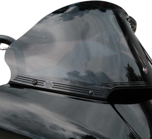 Logo Windshield Trim - Black