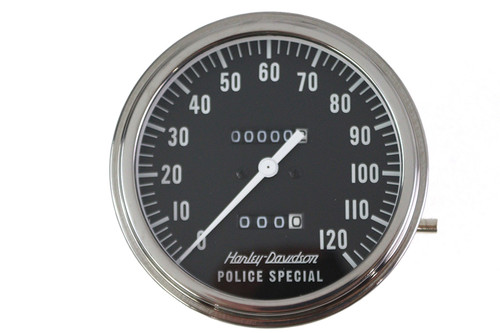 V-Twin #71473AF - Replica Police 1:1 Speedometer