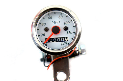 V-Twin - Deco Mini 48mm Speedometer Kit with 2:1 Ratio