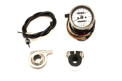 V-Twin - Mini 60mm Speedometer with 2:1 Ratio